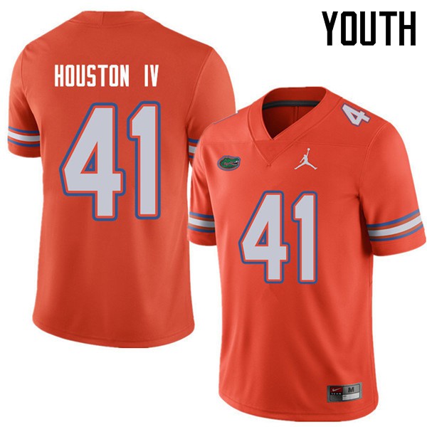 Jordan Brand Youth #41 James Houston IV Florida Gators College Football Jerseys Orange